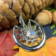 Load image into Gallery viewer, Moon Celtic Star Necklace
