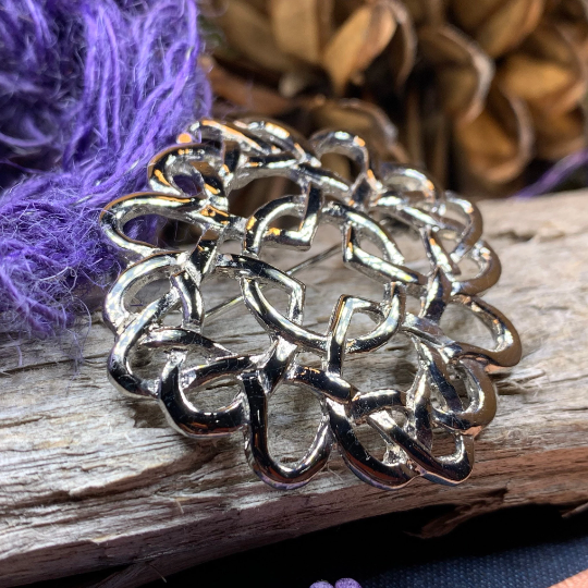 Four Marys Celtic Knot Brooch - Handmade in Scotland — view 8