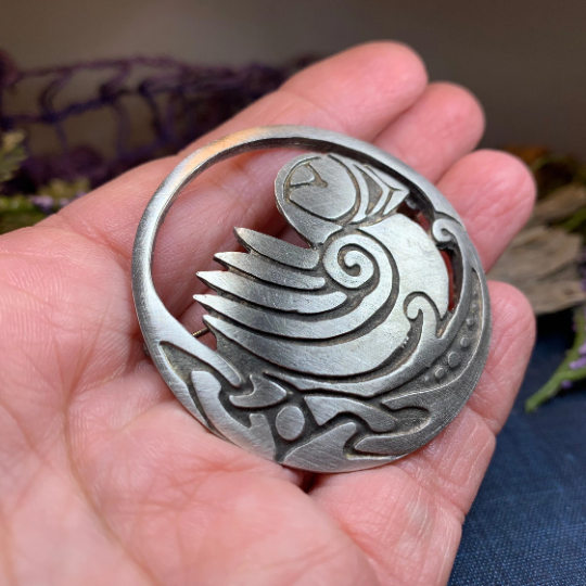 Orkney Puffin Brooch - Handmade in Scotland