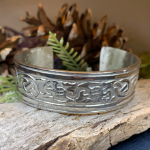 Load image into Gallery viewer, Thistle Pewter Bracelet
