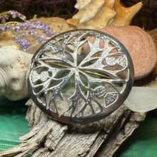 Load image into Gallery viewer, Scottish Thistle Pewter Brooch
