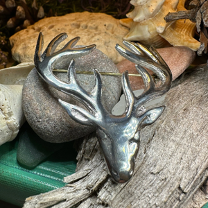 Stag Brooch