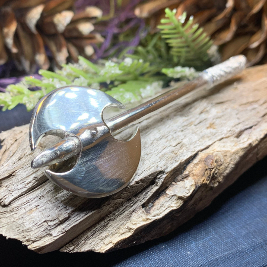 Battle Ax Kilt Pin - Handmade in Scotland