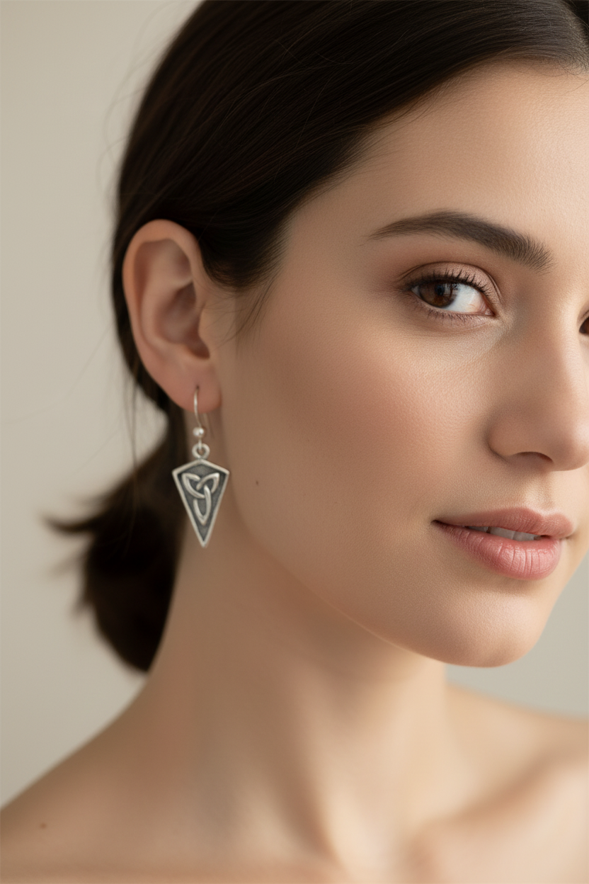 Frances Celtic Knot Earrings — view 2