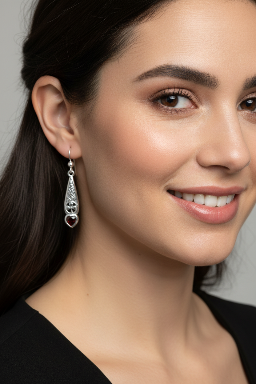 Shamrock Love Earrings — view 8