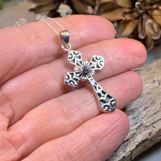 Caitlyn Celtic Cross Necklace — view 4