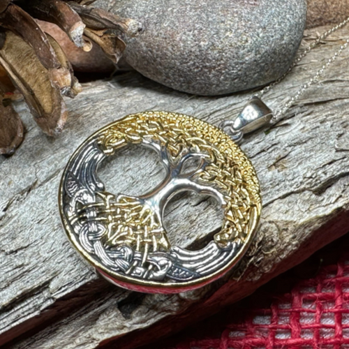 Celtic Spiral Necklace - 14K Yellow Gold – circinn
