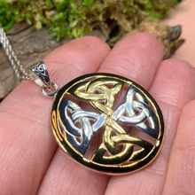 Load image into Gallery viewer, Four Triquetra Knot Necklace
