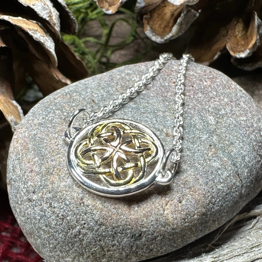 Forever Celtic Knot Necklace in Sterling Silver
