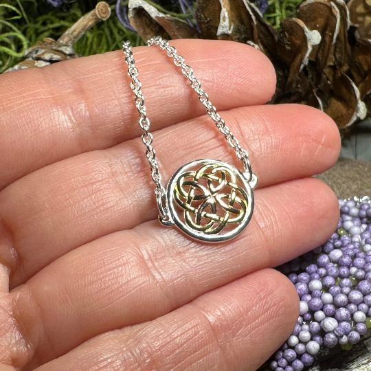 Forever Celtic Knot Necklace in Sterling Silver