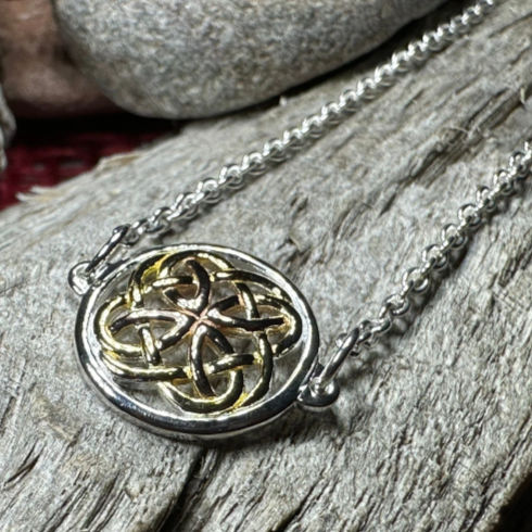 Forever Celtic Knot Necklace in Sterling Silver