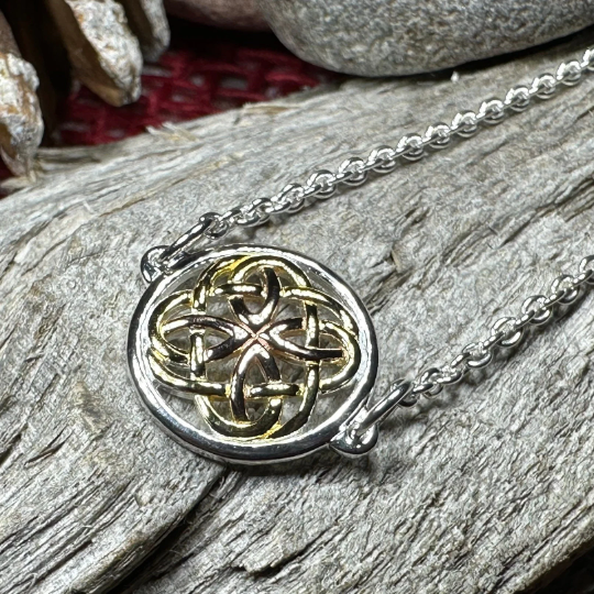 Forever Celtic Knot Necklace in Sterling Silver