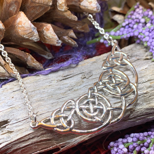 Nora Celtic Knot Necklace — view 7