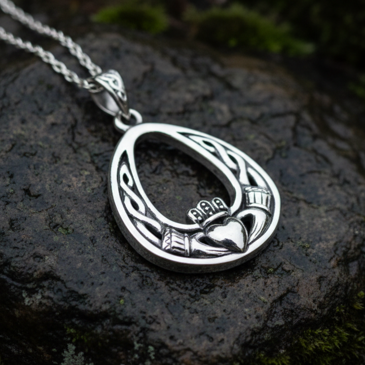 Shannon Claddagh Necklace — view 6