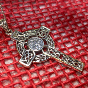 Aileran Celtic Cross Necklace