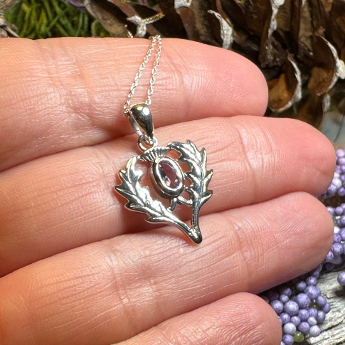 Argyll Thistle Necklace — view 2