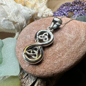 Trinity Knot Infinity Necklace