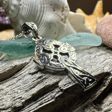 Load image into Gallery viewer, Dungloe Celtic Cross Necklace
