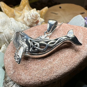 Celtic Knot Whale Necklace