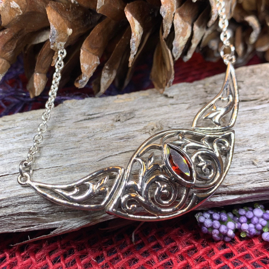 Celtic Elegance Necklace in Sterling Silver — view 6