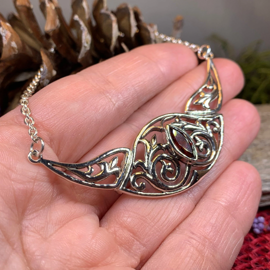Celtic Elegance Necklace in Sterling Silver — view 5