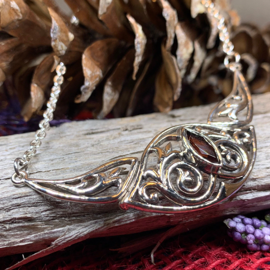 Celtic Elegance Necklace in Sterling Silver — view 8