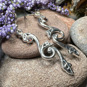 Graceful Trinity Knot Earrings