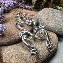 Load image into Gallery viewer, Graceful Trinity Knot Earrings
