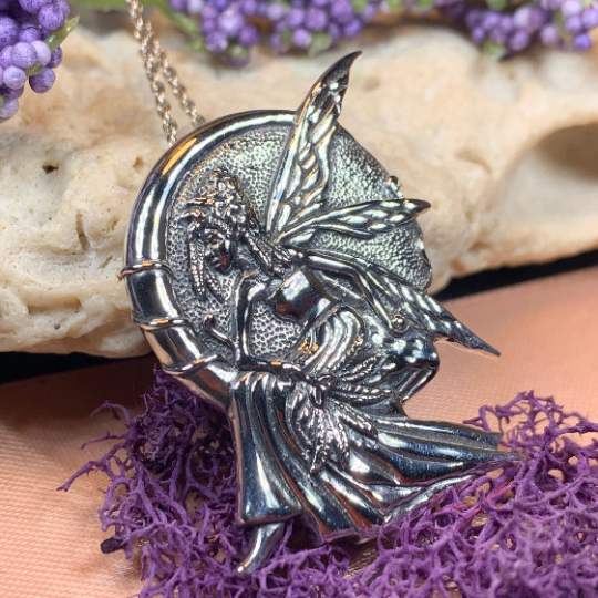 Moonlight Fairy Necklace in Sterling Silver
