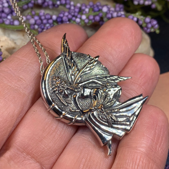 Moonlight Fairy Necklace in Sterling Silver