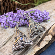 Load image into Gallery viewer, Oak Ash Thorn Trinity Knot Earrings
