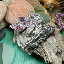 Load image into Gallery viewer, Purple Fairy Necklace
