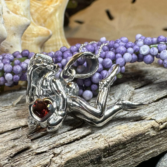 Ocean Diver Necklace in Sterling Silver — view 9