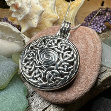 Load image into Gallery viewer, Eternal Celtic Spiral Necklace
