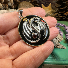 Load image into Gallery viewer, Yin Yang Dragon Necklace
