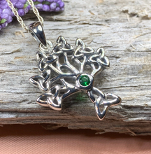 Load image into Gallery viewer, Emerald Isle Tree of Life Necklace
