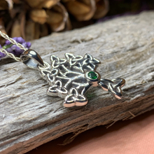 Load image into Gallery viewer, Emerald Isle Tree of Life Necklace
