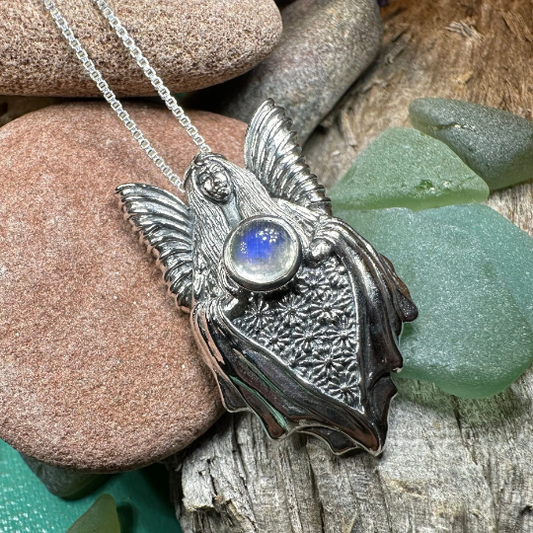 Titania Fairy Queen Necklace in Sterling Silver — view 5