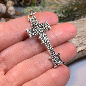 Scottish Skinnet Cross Necklace