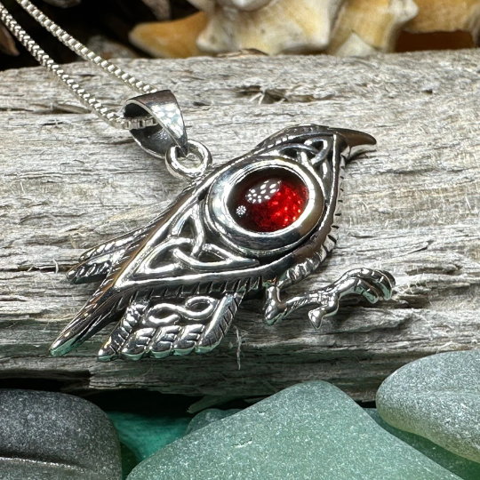 Nightdreamer Raven Necklace in sterling silver