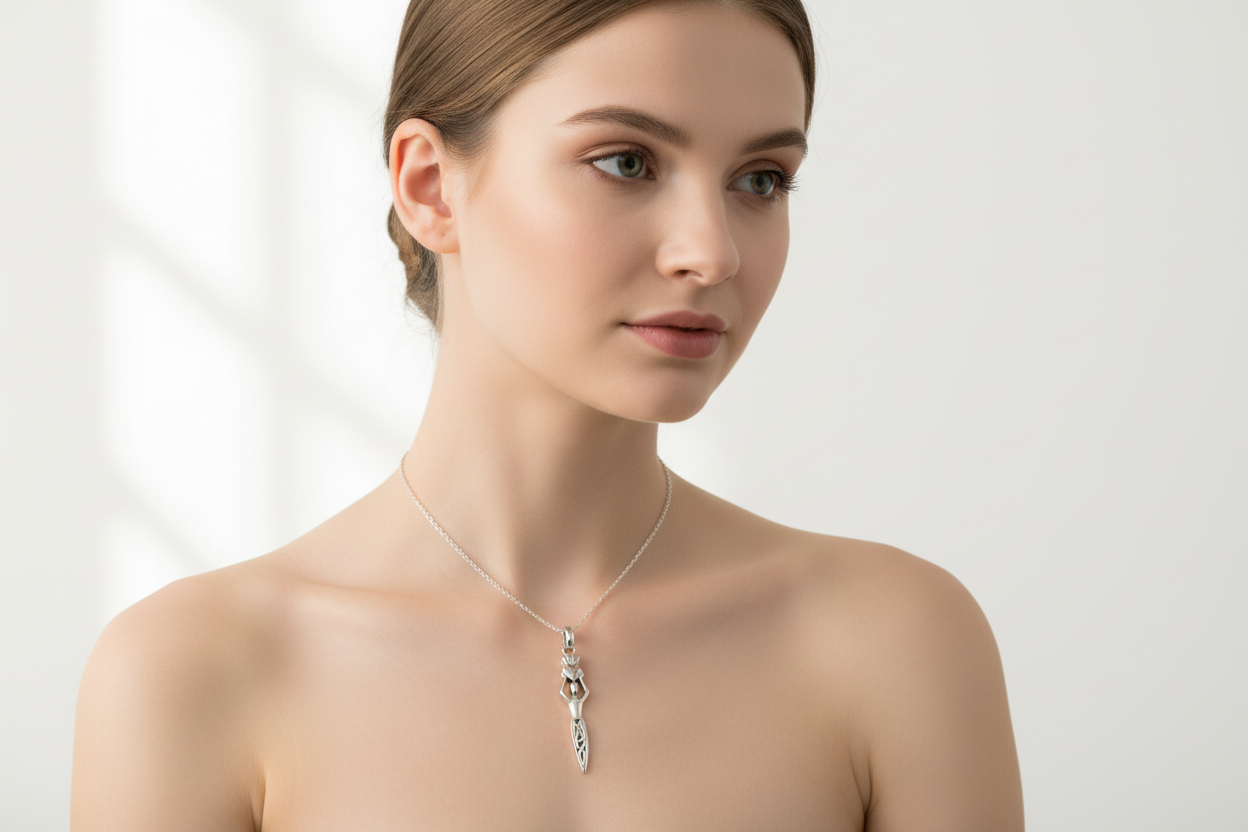 Danu Claddagh Necklace — view 2