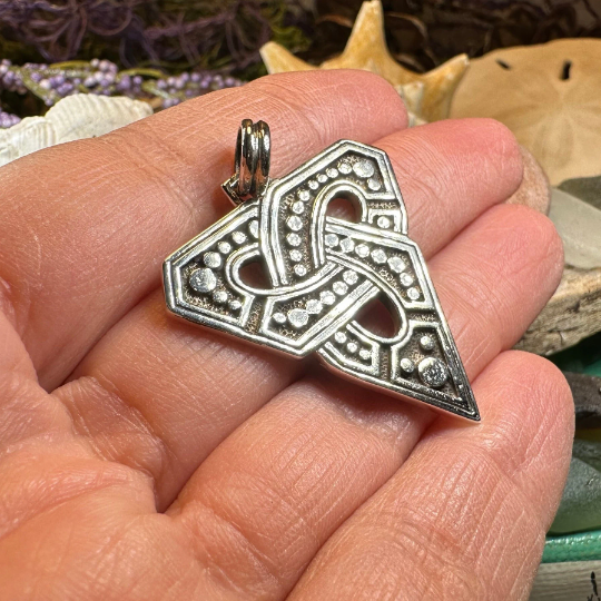 Inner Strength Trinity Knot Necklace — view 4