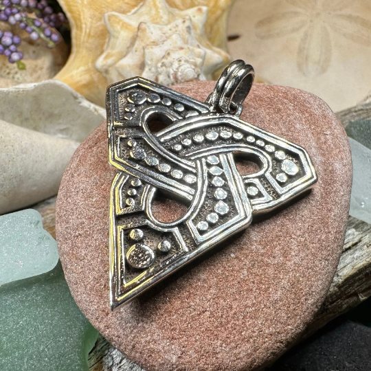 Inner Strength Trinity Knot Necklace — view 6