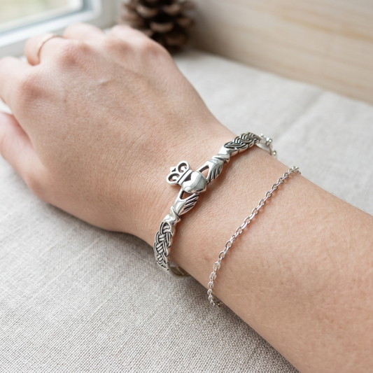 Claddagh Irish Bracelet — view 8