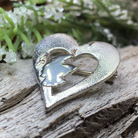 Scotland Forever Sterling Silver Brooch - Handmade in Scotland — view 8