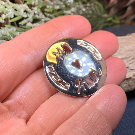 Gaelic "My Love" Brooch - Handmade in Scotland — view 7