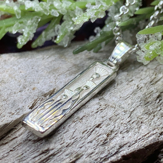 Mairi Triple Thistle Necklace - Handmade in Scotland