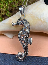 Load image into Gallery viewer, Serendipity Celtic Seahorse Necklace
