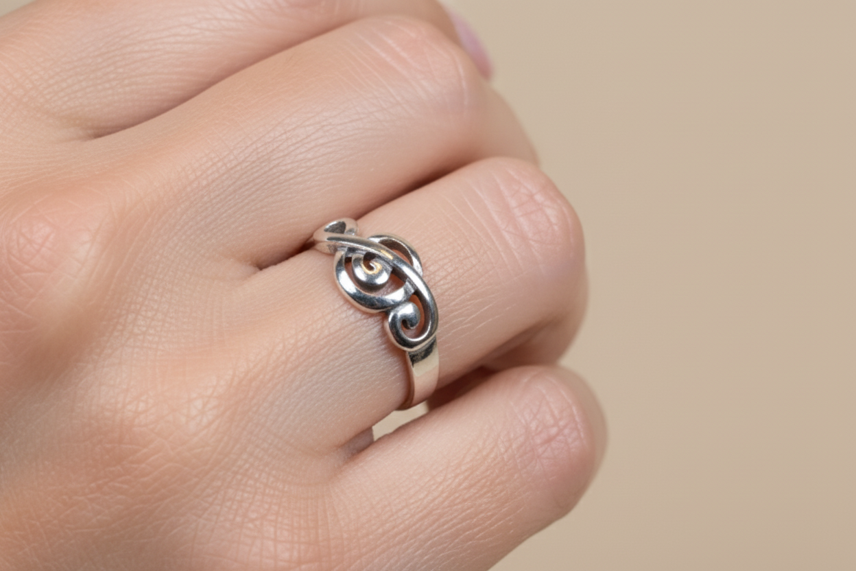 Music Note Ring — view 3