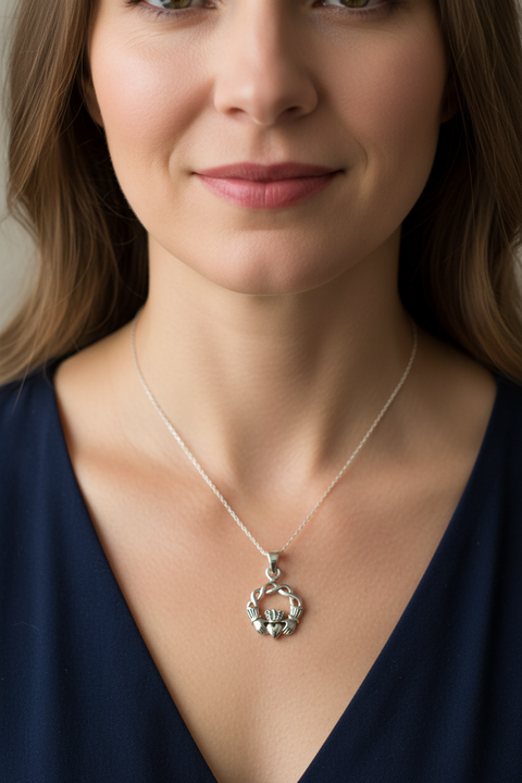 Load image into Gallery viewer, Shanagolden Claddagh Necklace
